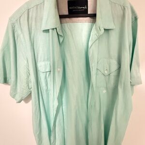 Diamond Supply Co. Light Green Casual Shirt